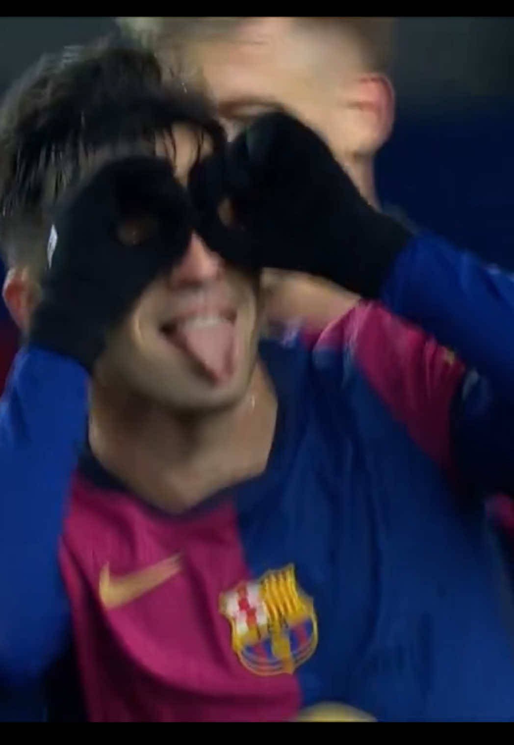 The tongue one 🫣🫣 #pedri #pedrigonzalezedit #fcbarcelona #footballcelebrations 