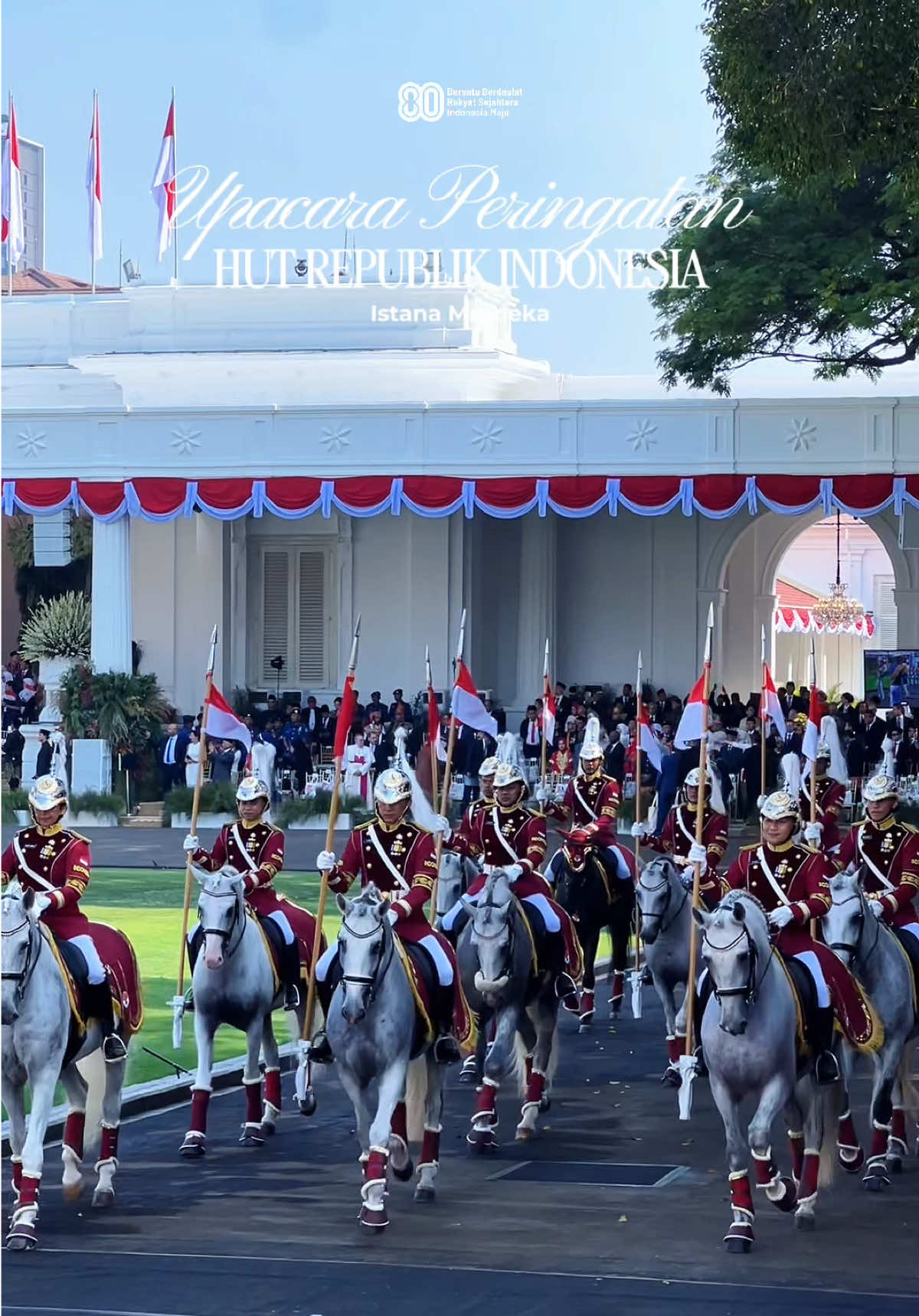 Terharu + proud at the same time! 🇮🇩🫡 2nd time joining Upacara Kemerdekaan di Istana Merdeka. So proud rasanya bisa jadi bagian dari moment bersejarah lagi, kali ini HUT RI yang ke-80 🙌 #HUTRI80 #IstanaMerdeka #ProudIndonesian #BanggaIndonesia #SemarakKemerdekaan