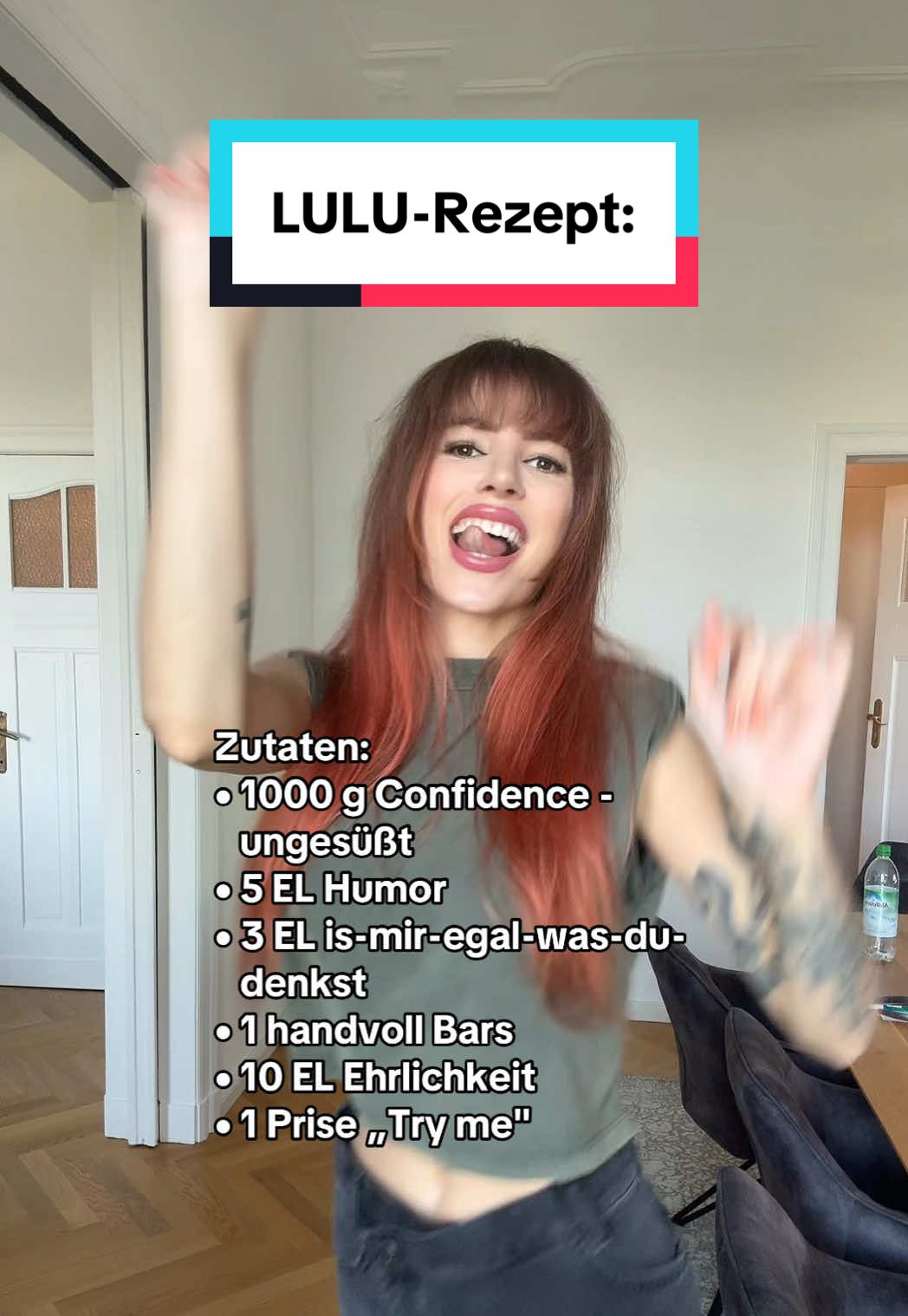 Noch Fragen?! 🤘🏽🤞🏽🍹 #rezeptideen #lulu #gntm2025 #ismiregal #confidence 