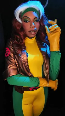 A little introduction suga 💋 #blerdsoftiktok #marvel #rogue #xmen #blackcosplayerhere 