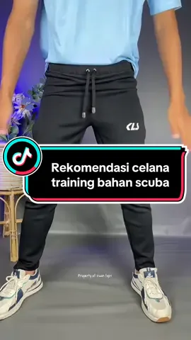 POV : pakai celana training tebal elastis bahan scuba #celaba #celanatraining #olahraga #fyp