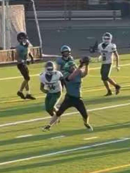 He broke his spirit 😳 #hitstick #oooh #highschoolfootball #😳 #fyp #dead 