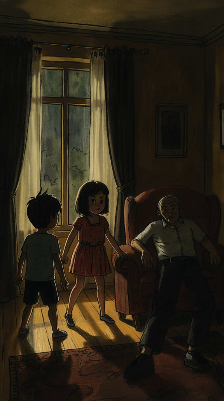 O que aconteceu com o avô, vai te deixar chocado no final! 😧😧😧 Eles só queriam brincar de esconde esconde mais o final vai te deixar sem reação! #historia #terror #anime #casosmisteriosos 
