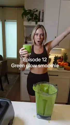 Episode 12: Green Glow Smoothie 🥑🥒🍋 Avocado + spinach + cucumber + apple + lemon = fiber, healthy fats, skin glow, and metabolism support. Full recipe is inside my Juice eBook (25 recipes total) link in bio!  #GreenGlowSmoothie #JuiceSeries #GutHealthRecipes #GlowingSkinDrinks #HealthySmoothie 