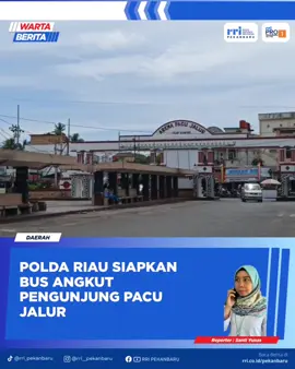 Kepolisian Daerah (Polda) Riau menyiapkan sejumlah bus untuk mengangkut pengunjung yang akan menyaksikan ajang budaya tahunan Pacu Jalur di Kota Taluk Kuantan, Kabupaten Kuantan Singingi. Bus-bus ini akan disiagakan di tiga titik utama pintu masuk kota guna mengurangi kemacetan dan menjaga kelancaran arus lalu lintas selama berlangsungnya event. Klik rri.co.id dan pilih daerah Pekanbaru untuk informasi lebih lanjut. Dengarkan siaran RRI dan dapatkan berita terkini dengan download aplikasi RRI Digital di Play Store. #pacujalur #kuantansingingi #kapoldariau #herryheriawan #rripekanbaru 