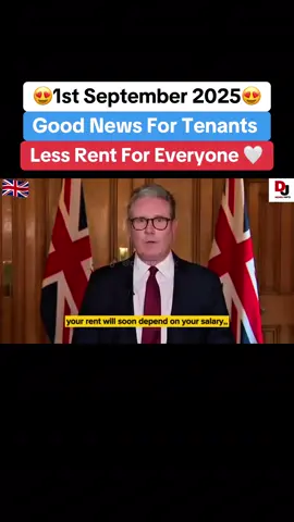 😍1st September 2025😍 Good News For Tenants Less Rent For Everyone 🤍 | #tenant #britishpeople #goodnews #viral #foryou 