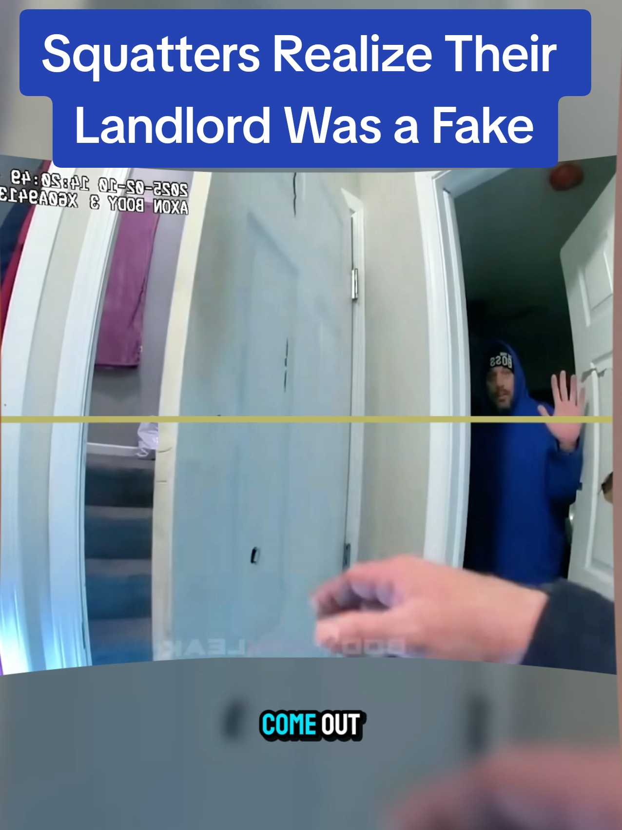 Squatters Realize Their Landlord Was a Fake #cops #copsoftiktok 