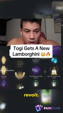 Togi Gets A New Lamborghini 😳🔥 #kickstreaming 