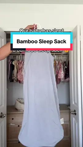 I’ve always loved bamboo baby pajamas and I was so happy when we found a bamboo sleep sack! This is the perfect tog 0.5 not too light and not too heavy! Sleep sacks have been game changer for us! #sleepsack #babysleepsack #babysleep #babysleeptips #babysleephelp 