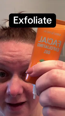 Exfoliate your face #backtoschool #exfoliateyourskin #softskinroutine #freshskin @Heavy Duty Heifer 