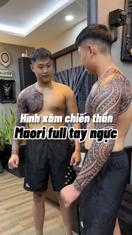 My tattoo type , hình xăm full tay maori chiến thần cho em trai đẹp trai quá nhé #tattoo #fyp #fypシ #xuhuong #nguyenphucuongmaori 