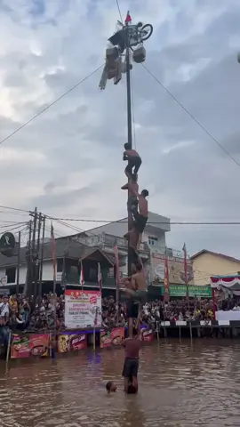 panjat pinang. #fyppppppppppppppppppppppp #17agustus #panjatpinang #pontianak 