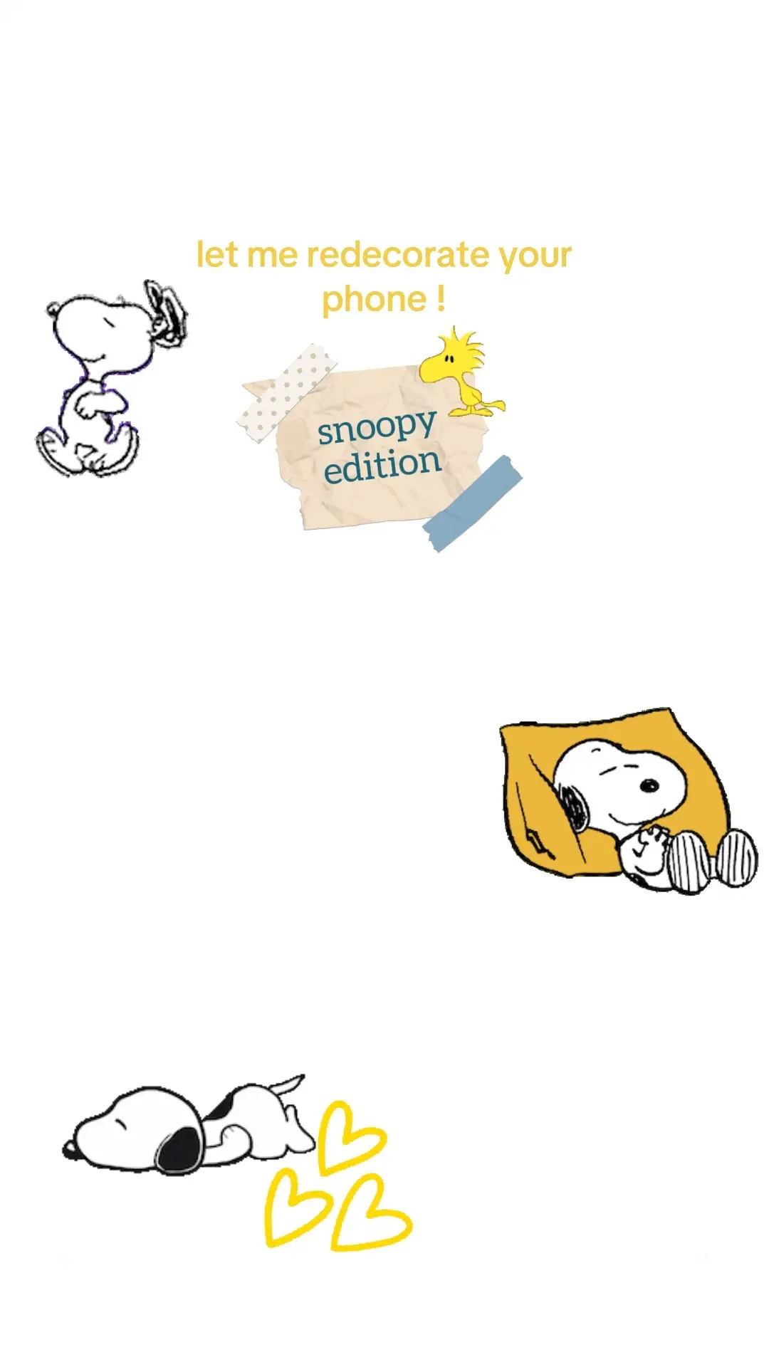 i love snoopy so much omg #fyp #phonetheme #snoopy #cute #viral 