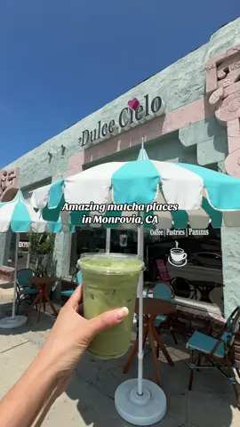 I found a new spot out here in Monrovia! In a cute little bakery, they have some really good matcha lattes 🍵 my favorite is the lavender! Customer service 💯  #matcha #fyp #bakery #latte #delicious 