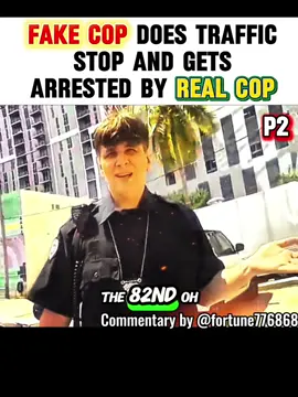 FAKE COP DOES TRAFFIC STOP AND GETS ARRESTED BY REAL COP #us #usa #cops #copsoftiktok #copsontiktok  