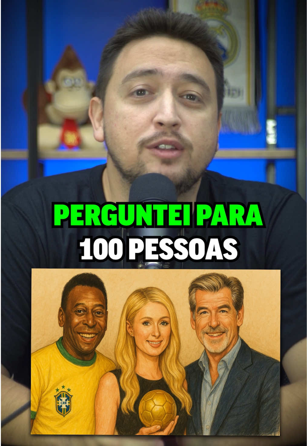 MAIS FAMOSO COM A LETRA P! Perguntei para 100 pessoas! #trivia #curiosidades #celebridades #famosos #culturapop