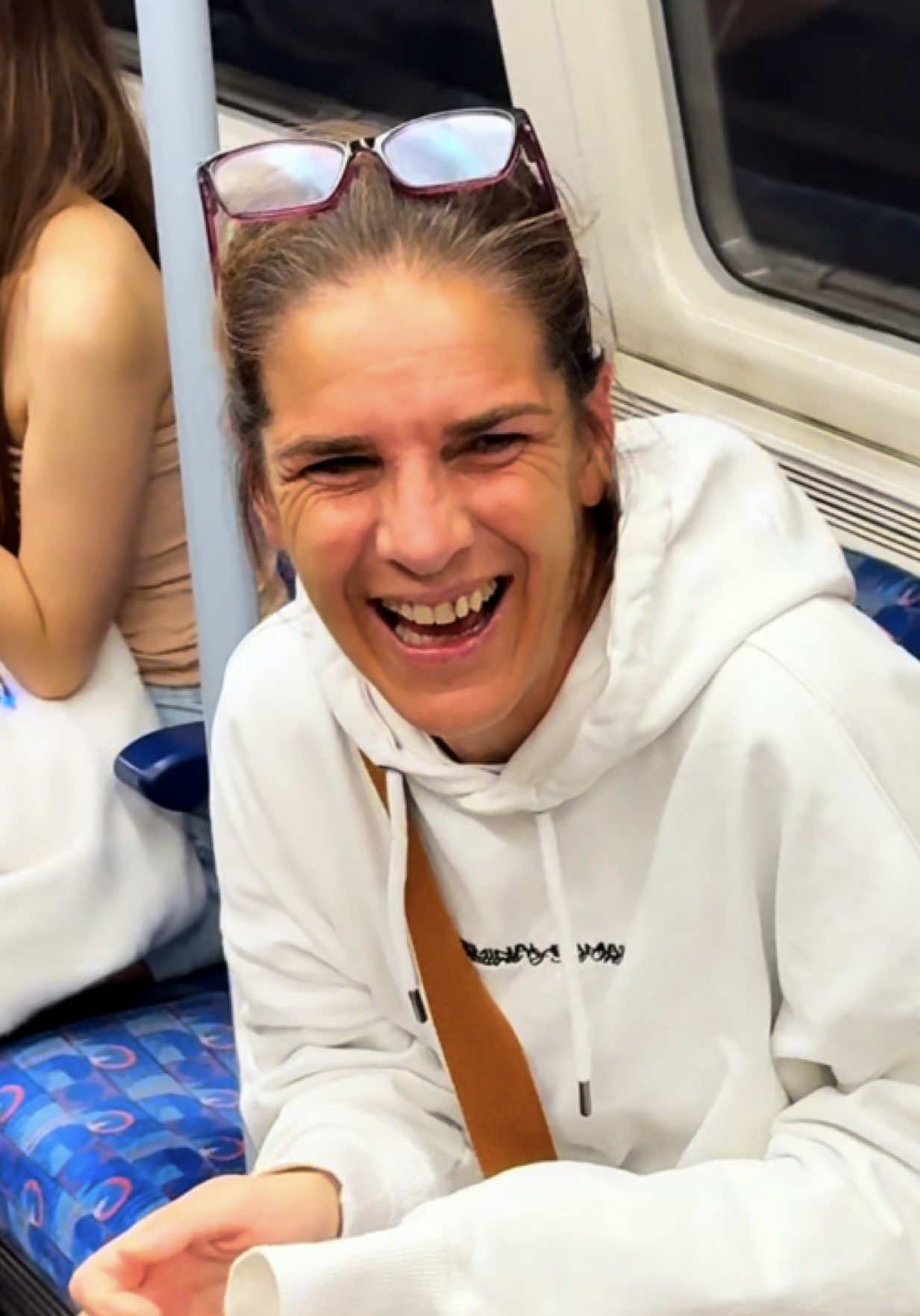 How to get a seat in London underground😂😂