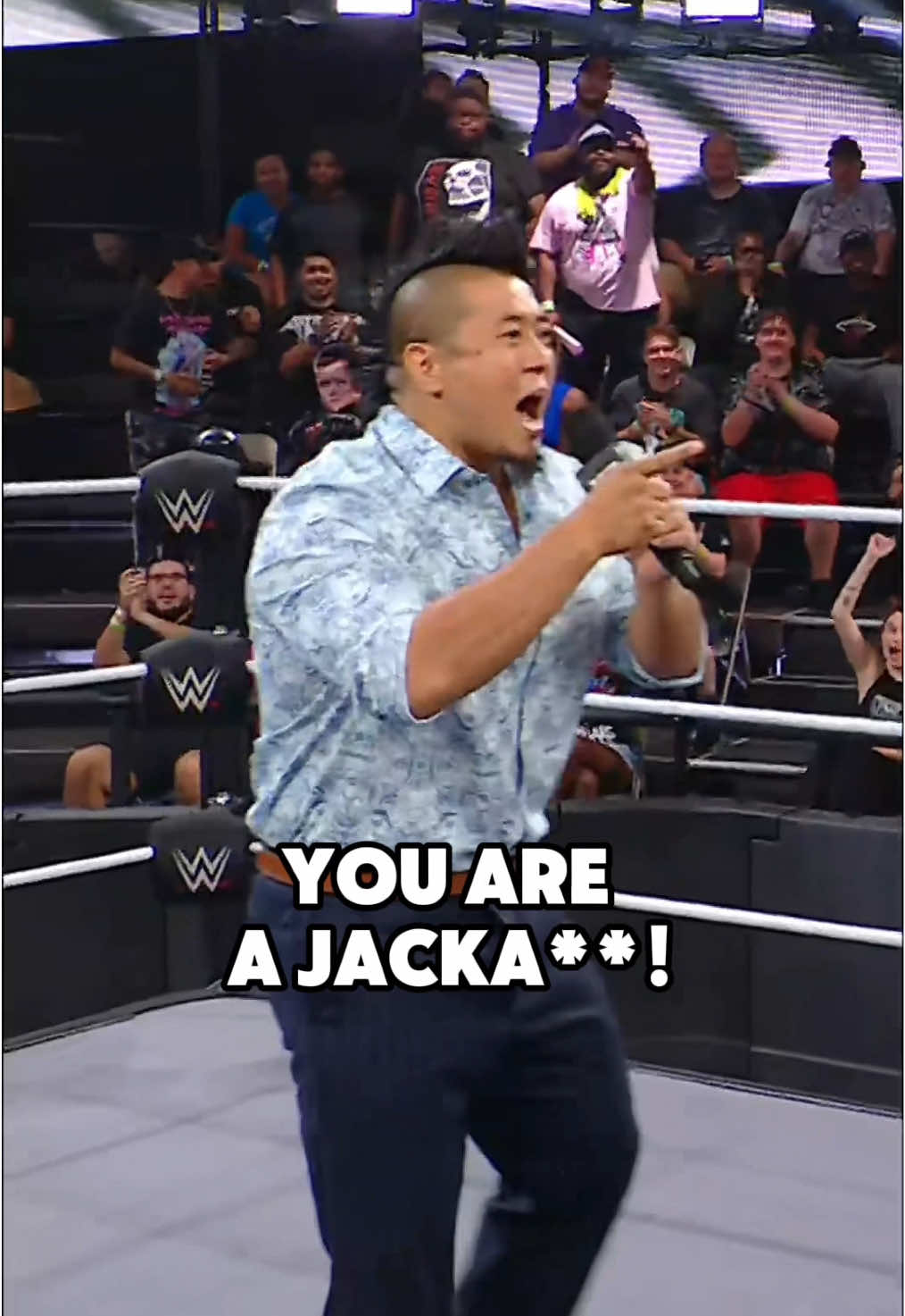 Bro was a savage for this 🤣🔥 #WWENXT #WWE #YoshikiInamura #JoshBriggs 