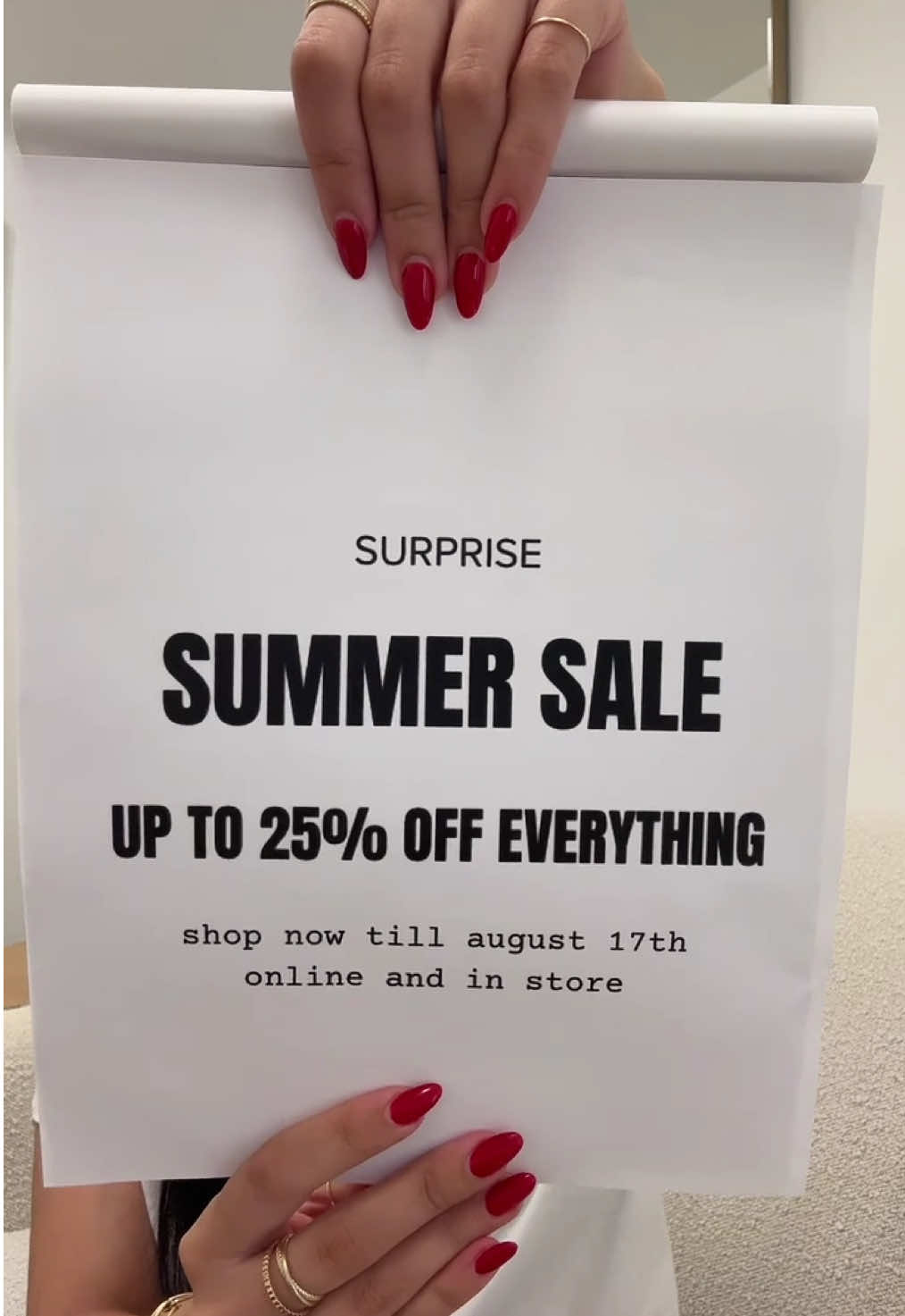 This sale is a work of art. Shop up to 25% everything in store and online. Ends tonight. 