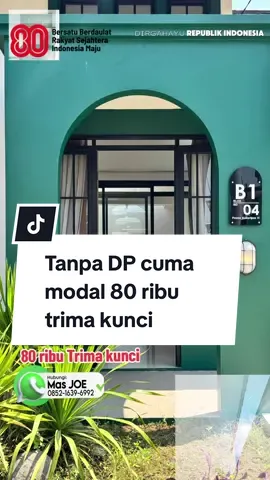 Type komersil promo tanpa dp & free biaya biaya administrasi dan sertifikat cuma modal 80 ribu aja #merdekadalamkreasi #capcutpioneer #CapCut #pesonakahuripan #pesonakahuripan10 