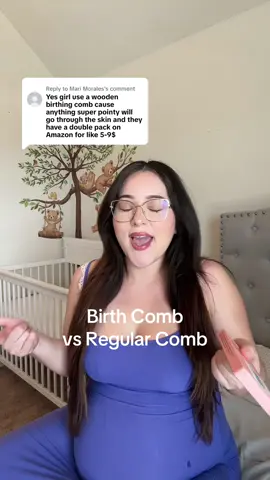 Replying to @Mari Morales I hope this birth comb works!🤞🏼 #laboranddelivery #labortips #birthcomb #pregnancytiktok #pregnanttok 