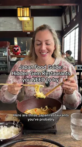 Hidden gem restaurants in Japan ⬇️  1️⃣ Ramen Mitaba 🍜 creamy chicken ramen  - when in Shinjuku, Tokyo when popular ramen places are packed, this small shop is a great alternative. The creamy chicken broth is super flavorful and the chicken melts in your mouth! The staff was also very kind and helped us order on the machine. We also accidentally ordered two of everything in our bowls but we weren’t mad about it 😂 2️⃣ Katsukara Tonkatsu 😋 tonkatsu  - This spot in Kyoto is tucked away right near Nishiki Market and has the juiciest & crunchiest tonkatsu! It’s also super affordable for what you get. The pork itself is delicious but definitely elevated with the dipping sauces they offer including a yuzu dressing that was sooo good. The cabbage, miso soup, and rice are all unlimited so definitely come hungry!  3️⃣ 175 Degrees DENO 🍜 tantanmen & tsukamen - this was a 10/10 for us. We love spicy food & dan dan noodles so we were super excited to try tantanmen in Japan! We came across this spot in Ginza and noticed the ordering machine was mostly all in Japanese & mostly locals eating here so we knew it had to be good! The tantanmen had so much depth to the flavors and the textures were perfection! The spice was no joke but we’d definitely eat here again.  #japanfood #japantravel #tokyo #tokyofood #visitjapan 
