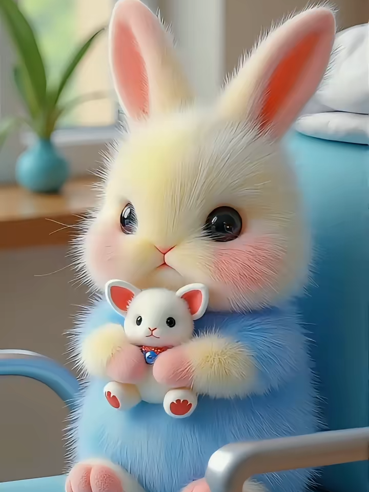 new videoThe cute little rainbow bunny is sick and needs an injection. The little bunny is very scared. This is too cute. Cute pet, healing, two-dimensional, educational animation for children aged 3 to 6 #rabbit #content inspiration sharing plan #summer cute pet awards #children's animation
