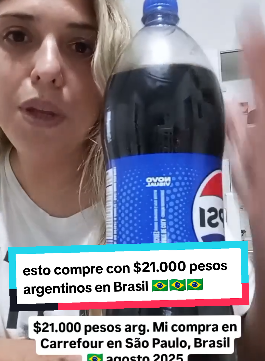 precios en san Pablo, Brasil comparados con argentina, que compre con unas 20 lucas en el Carrefour en Brasil.  #brasil🇧🇷 #argentinosporelmundo #viajarabrasil #sãopaulo #economiaargentina 