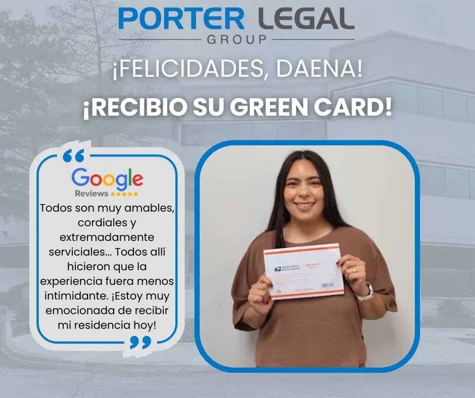 🦅 ¡Felicidades a nuestros clientes que recibieron sus Residencias y Permisos de Trabajo para sus familias esta semana!  📲 ¡Llámenos para ser el proximo celebrado aquí! Dallas: 972-400-2177 Los Angeles: 747-262-4399 🗓️Para hacer una consulta por medio de nuestro calendario visite:  https://porterlegalgroup.cliogrow.com/book #felicidad #congratulations #plg #greencard #inmigracion #AbogadaAnna