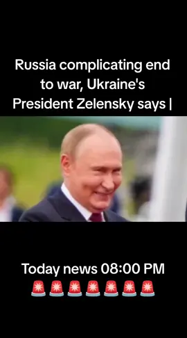 Russia complicating end to war, Ukraine's President Zelensky says |#iran #canada_life🇨🇦 #freeplastain🇵🇸 
