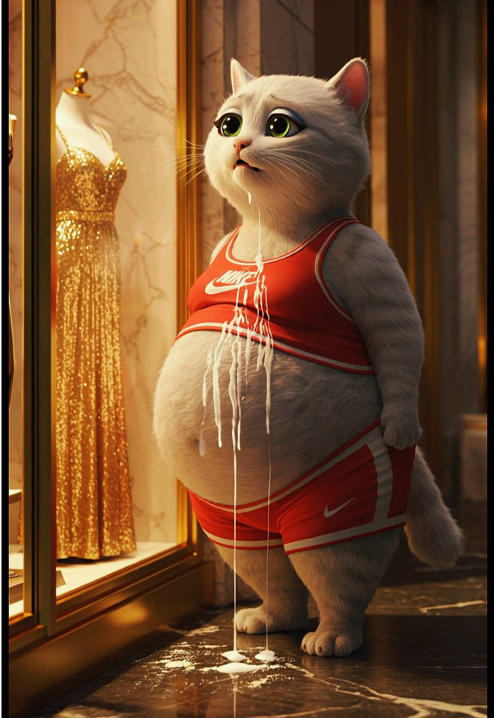 The fat cat was dispised, but in the end she transformed. #cats #gatos #video #catsoftiktok #gatostiktok 