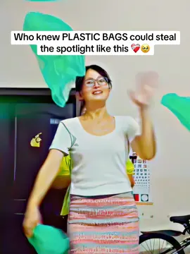 Who knew PLASTIC BAGS could steal the spotlight like this ❤️‍🩹🥹 #spotlight #performance #plasticbag #viral #fyp 