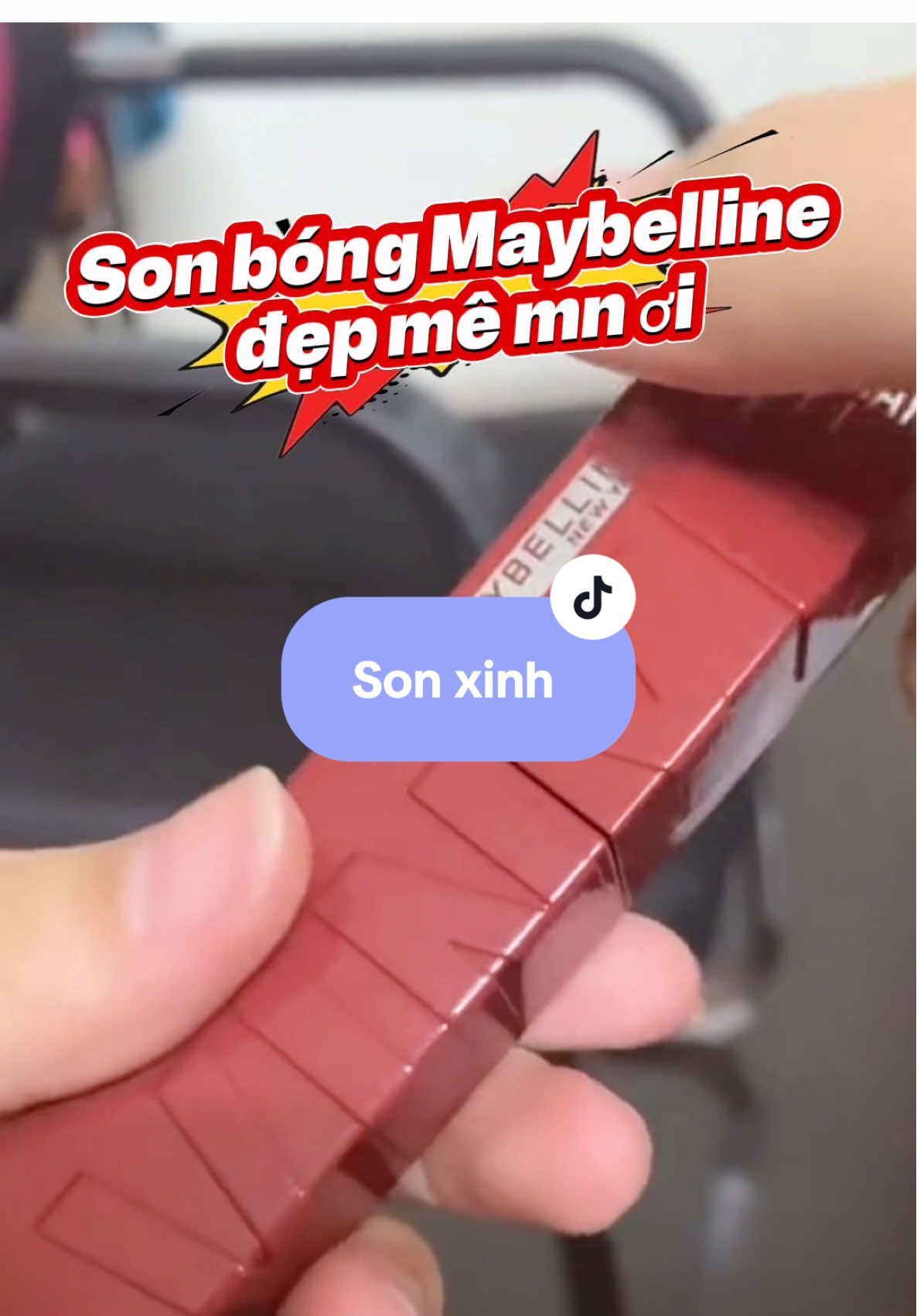 Trả lời @Xuka Haha son bóng maybeline đẹp mê #depdachieu#makeupmaybellinepartnerr#TikTokFindss#chamdaa#tipp 