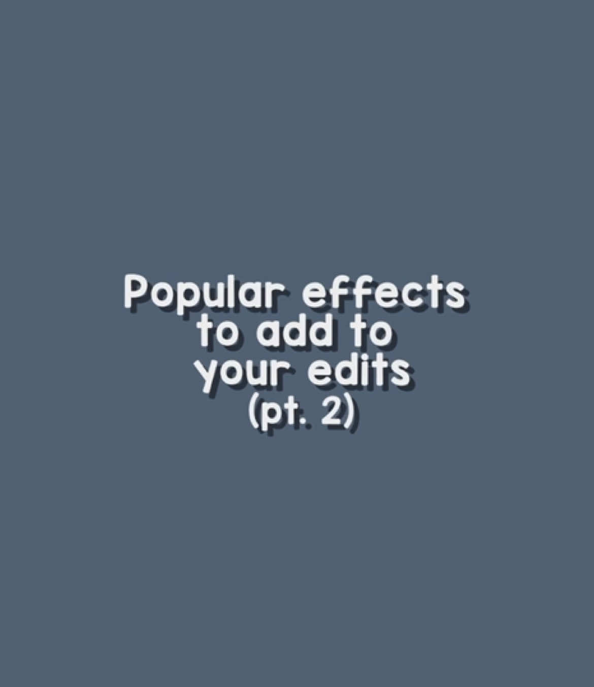 Popular effects to add to edits part 2 • overlays included •  Song: So Far So Fake - Pierce The Veil #editingtips #helpingeditors #viraledit #editeffects #editoverlays #ae 