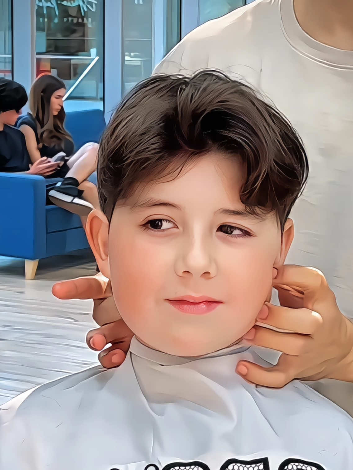 Cute Boy Hair Style✂️ 😱#foryou #foryoupage #cuteboyshairstyle #boyshaircut #saloon 