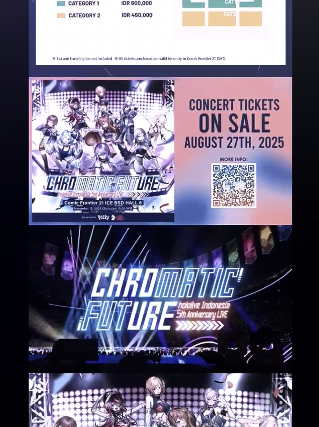 ni info ges atmin ga bisa hadir krn hehe #cf #holoid #fypシ #4u #konserjakarta 