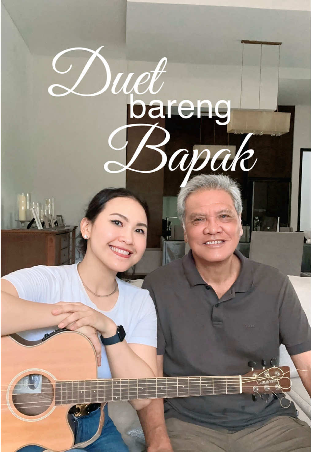 Minggu sore duet bareng Bapak di Hari Kemerdekaan 🇮🇩🫶🏻❤️