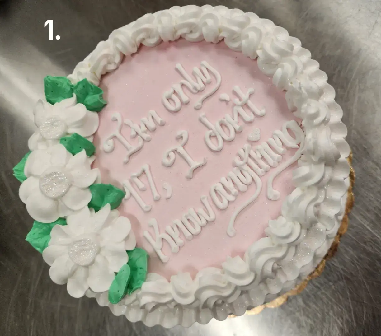 She needs help picking out a fun cake for her 17 year old daughters birthday. All cakes would be approved by said almost 17 year old. 😅 #fyp #foryou #help #17 