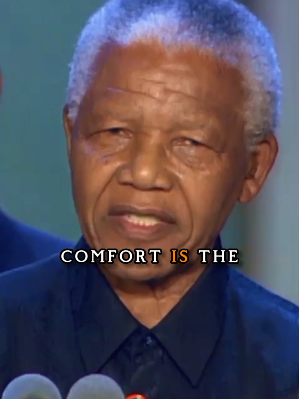 Comfort is the enemy of achievement #nelsonmandela #mandelamotivation #mandelaquotes #mandelaspeech #nelsonmandeladeeptalk #nelsonmandeladay #day #2025 #fyp 