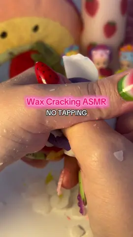 Playdough covered in wax🙌🏼🍡🫧 #waxcrackingasmr #asmr #waxcracking #notalkingasmr #asmrsounds 
