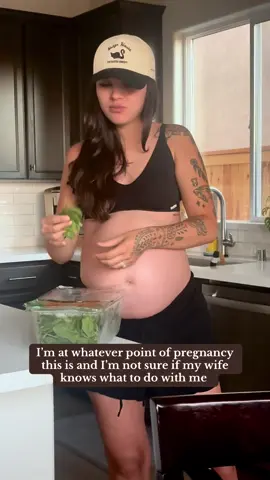 Don’t look at me #wlw #pregnant 