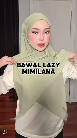 BAWAL LAZY COTTON MIMILANA ✨ #bawallazy #bawalselapis #bawallazycotton #bawallazymurah #tudungviral 
