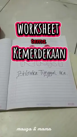 ✨ worksheet tema kemerdekaan ✨ ❗SAVE & SHARE ❗ Dirgahayu Republik Indonesia ke 80 🇮🇩 merdeka! merdeka! merdeka! #creatorsearchinsights #worksheet #temaagustusan #merdeka 