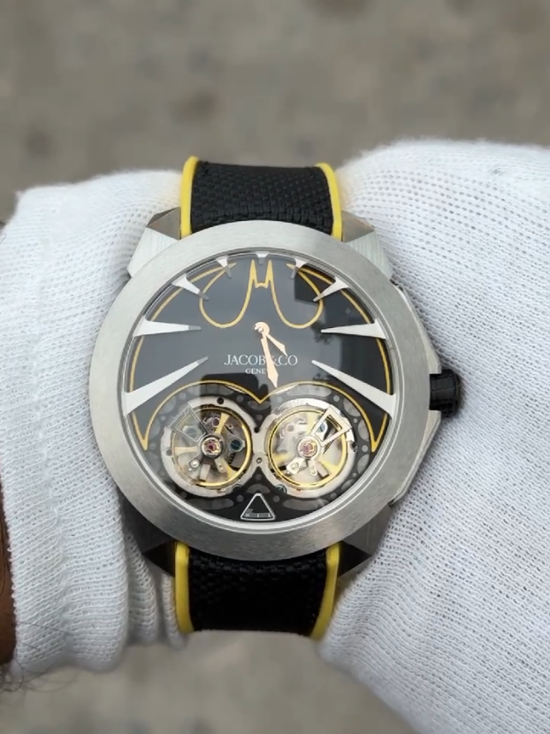 BATMAN WATCH DOUBLE TOURBILLON #watchcollector #watchlover #watchenthusiast #chronobay #batman 