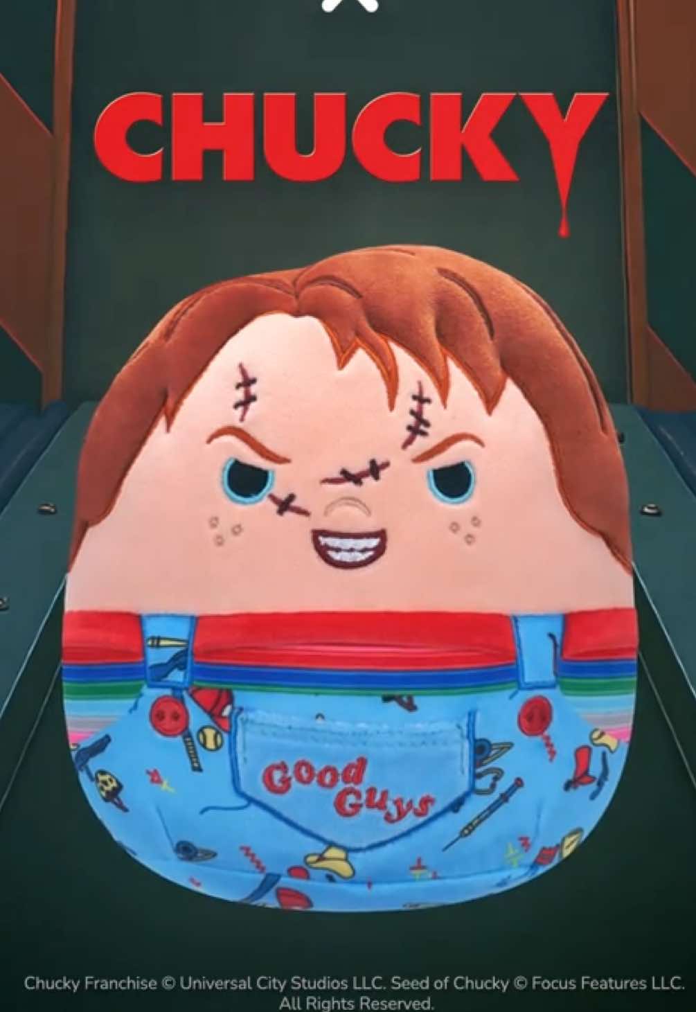 Keep your friends close and your killer doll closer. Squishmallows x Chucky drops this fall! #squishmallows #squishtok #chucky #squishmallowsxchucky @chuckyisreal