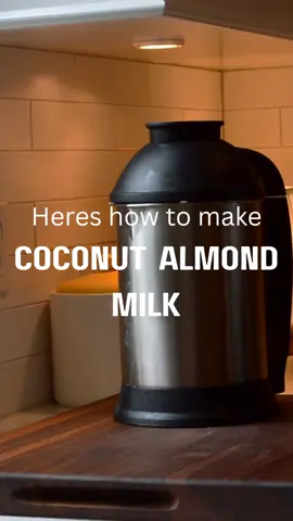Coconut Almond Milk🥥🥛✨ - Rich and tasty, this Coconut Almond Milk is the best of post worlds! Made in just minutes with your Almond Cow, this milk is perfect for coffee, lattes, and even ice cream making! - #almondcow #almondcowrecipes #vegan #plantbased #dairyfree