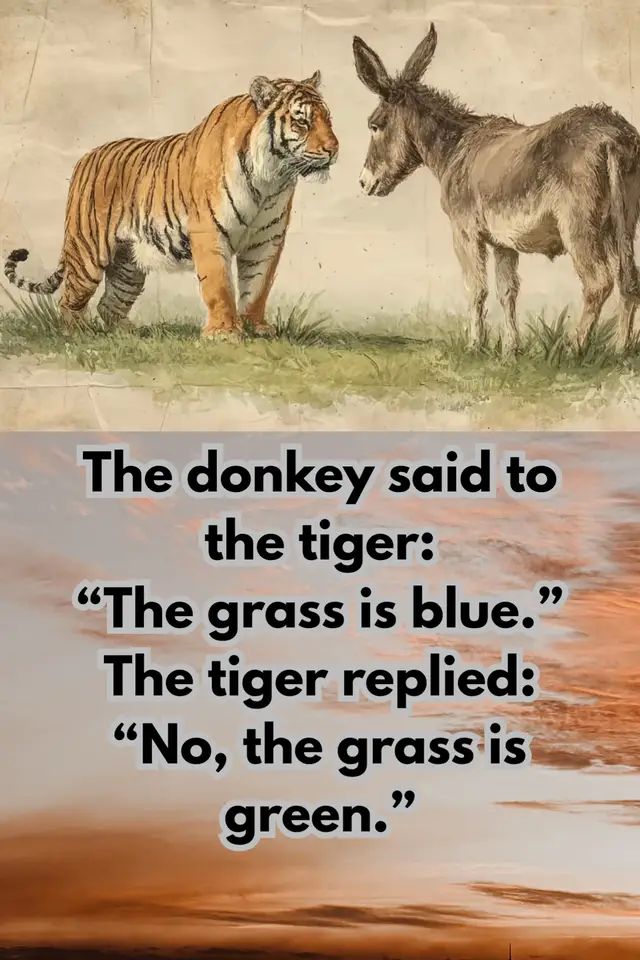 The Donkey, the Tiger, and the Price of Arguing with Fools #Wisdom #LifeLessons #TruthOverEgo #ChooseYourBattles #Mindset 