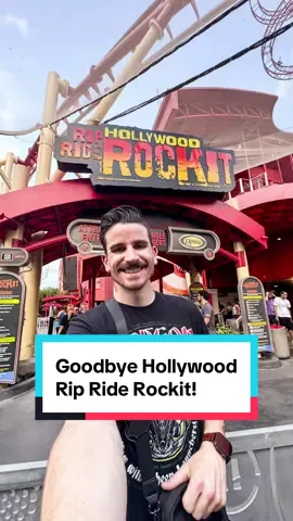 Goodbye Rip Ride Rockit! Today is the last day of Hollywood Rip Ride Rockit at Universal Studios! This coaster had an iconic skyline and an iconic rattle that left me with a headache every time!  I can’t wait for what may come next!  @Universal Orlando Resort #ripriderockitrollercoaster #universalstudios #rollercoaster #lastride 