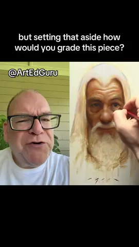 #duet with @Arthur Gain portrait of a wizard #Gandolf #OilPainting #Portrait #Classical 