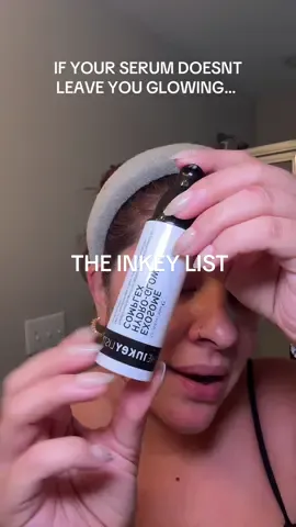 A serum that actually glows 👏 @The INKEY List #theinkeylist #serum #exosomeskincare #skincareroutine #glowyskin 
